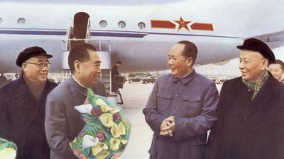 1964å¹´11æœˆ14æ—¥ï¼Œå‘¨æ©æ¥è®¿è‹æå‰å›žå›½ã€‚æ¯›ä¸»å¸­äº²è‡ªåˆ°æœºåœºè¿ŽæŽ¥
å‘¨æ©æ¥çŽ‡ä¸­å›½å…šæ”¿ä»£è¡¨å›¢åˆ°èŽ«æ–¯ç§‘å‚åŠ åæœˆé©å‘½47å‘¨å¹´çºªå¿µæ´»åŠ¨
